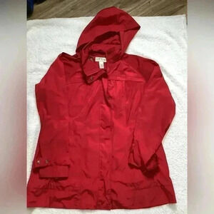 Orvis windbreaker style Jacket with removable hood Size XL